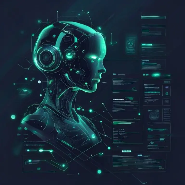 A visual drag-and-drop workspace dashboard showing custom node connections and chatbot logic structures