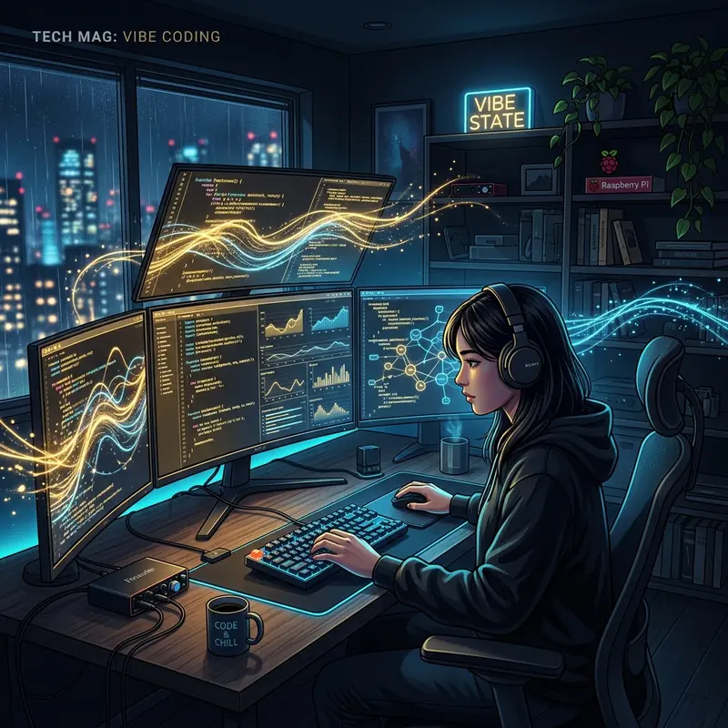 Archive visual context for: Vibe Coding: How to Build Real Apps with AI in 2026