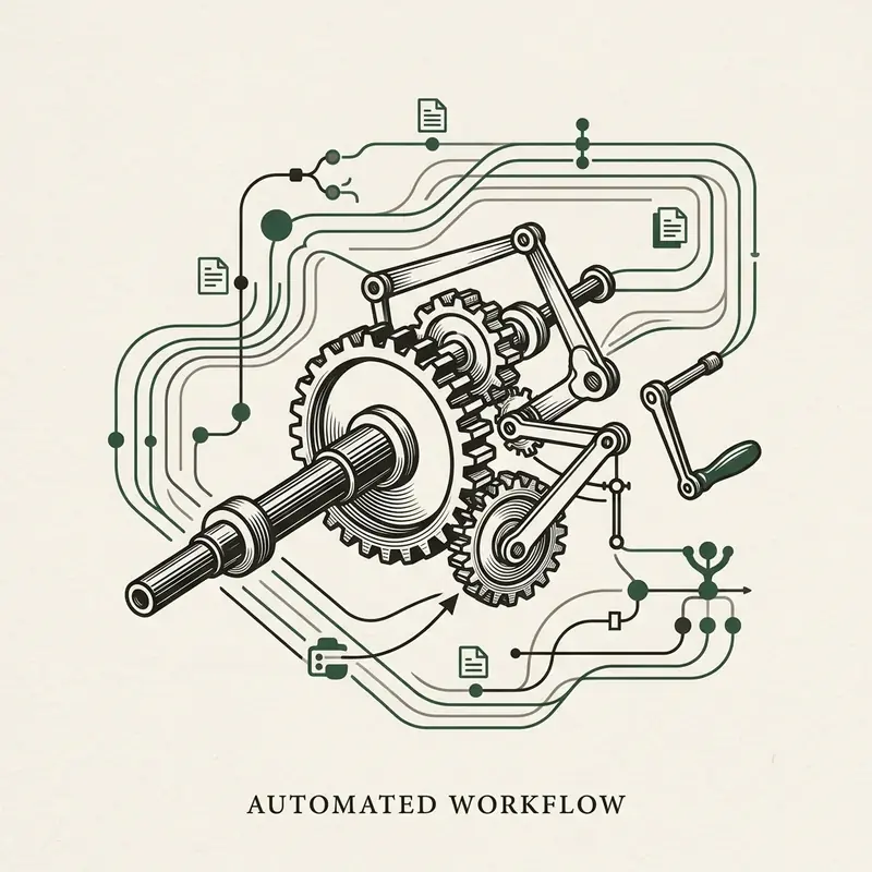 Archive visual context for: The Quiet Revolution: How Workflow Automation Is Eliminating the Middle Layer of Knowledge Work