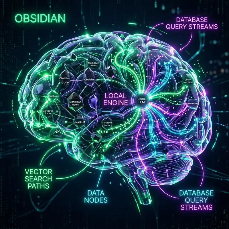 Archive visual context for: Obsidian + AI: Building a Second Brain with Local RAG