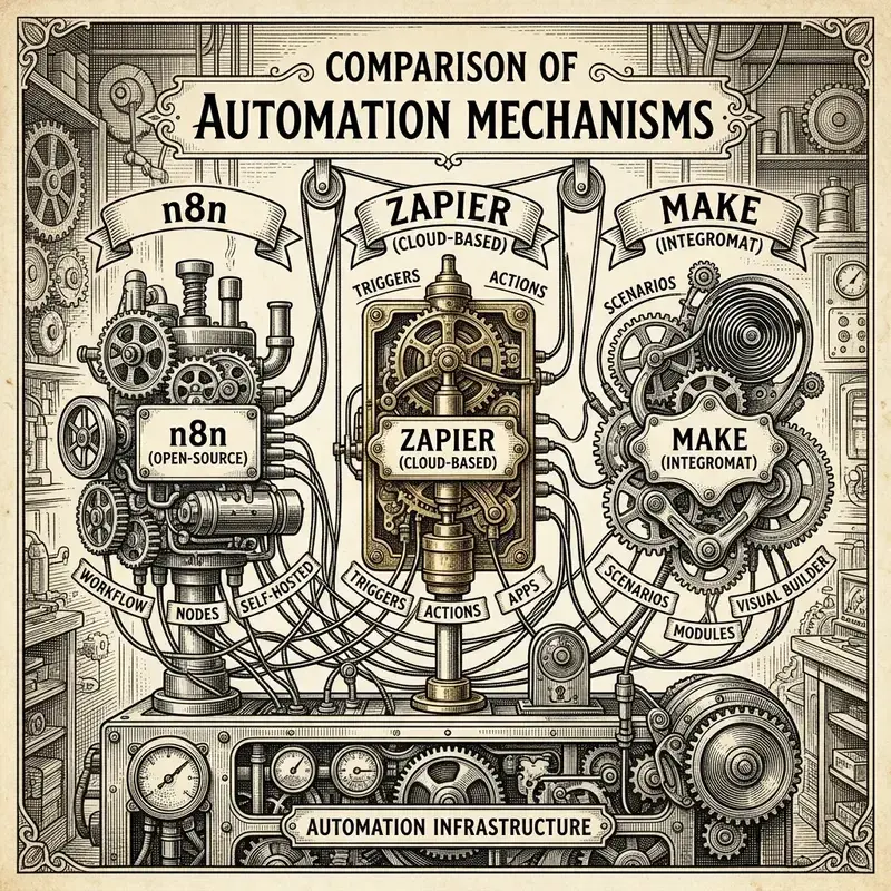 Archive visual context for: n8n vs Zapier vs Make in 2026: The Honest Comparison