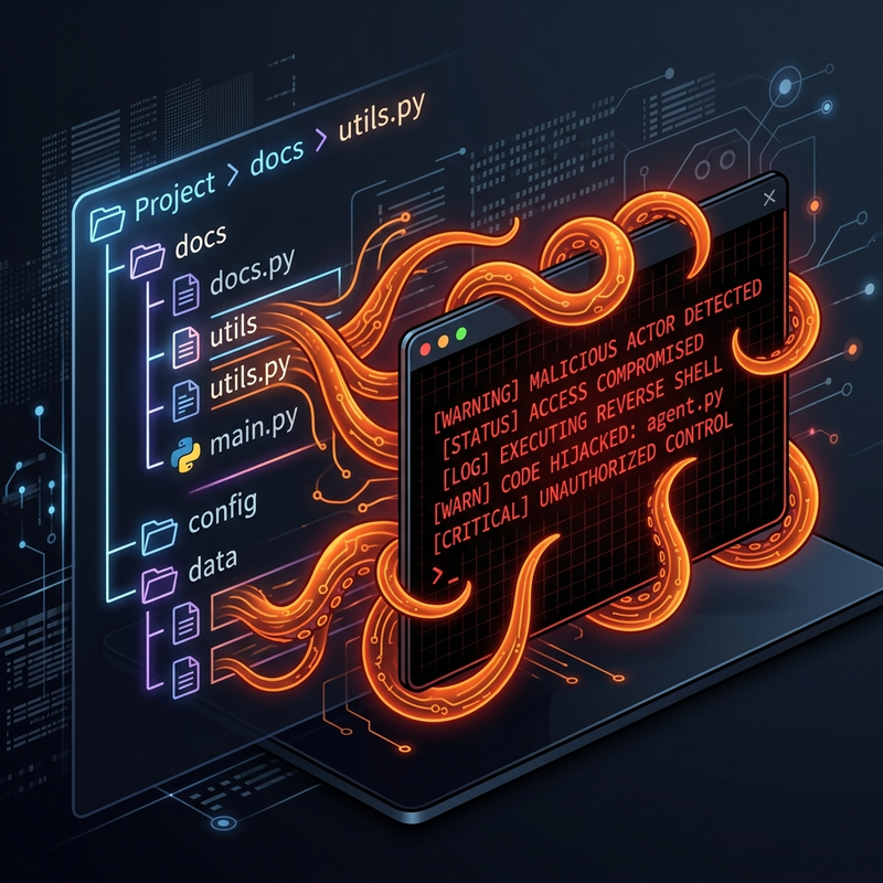 Archive visual context for: Repo-Jacking the Agent: How Malicious Codebases Can Hijack Your Local AI Coding Tool