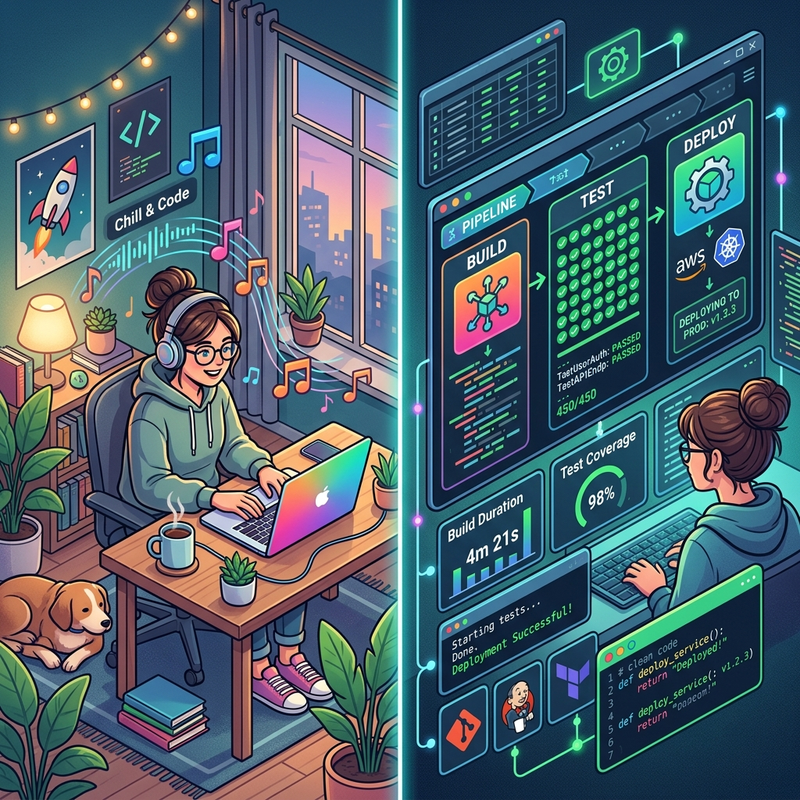Archive visual context for: Vibe Coding vs. Agentic Engineering: The Shift from Chat-Based Prototyping to Production Guardrails